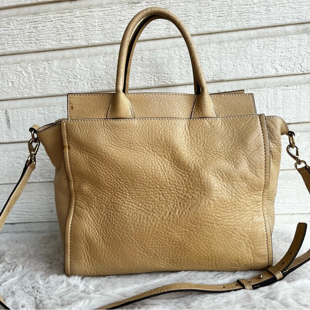 KATE SPADE Claremont Drive Marcella Tote Laptop Shoulder Bag Beige